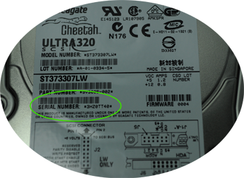 Serial Number Location